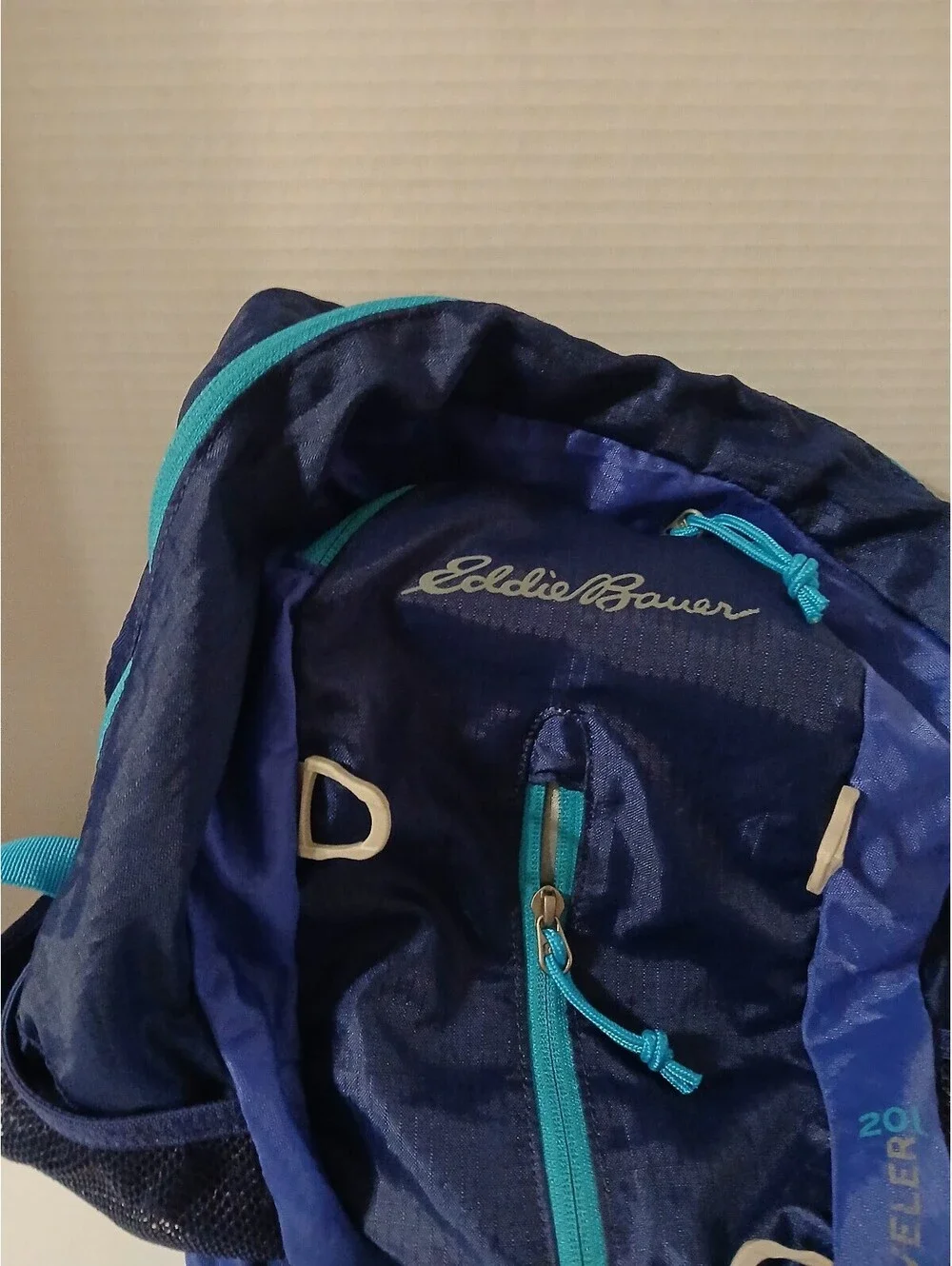Eddie Bauer Rippac Traveler Back Pack EB Traveler 20L Blue Packable Adult
